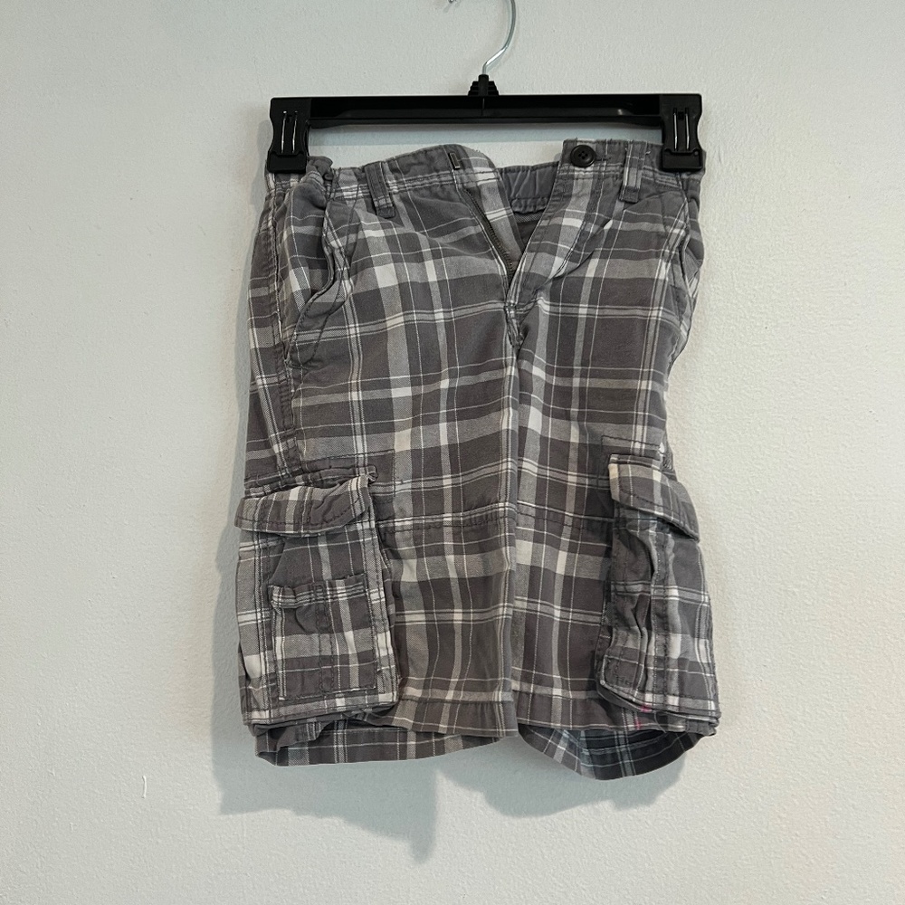 boys plaid shorts